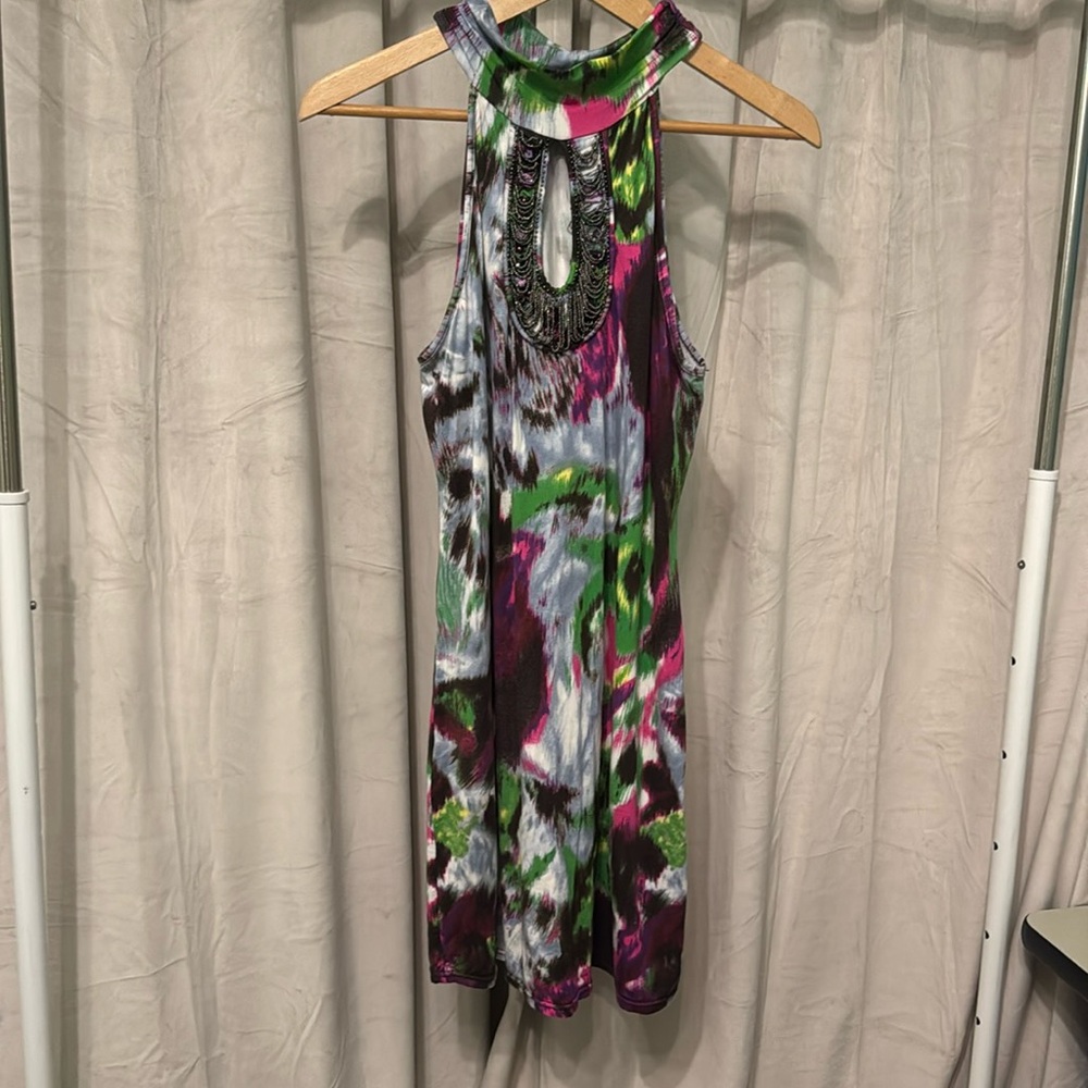 Joyous & Free Dress SZ:L,  beaded detail!